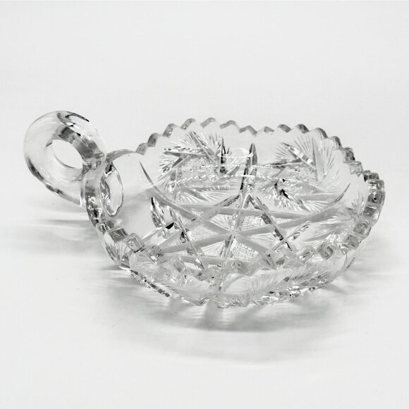 Antique ABP American Brilliant Period Cut Glass Nappy Dish - Picture 1 of 5